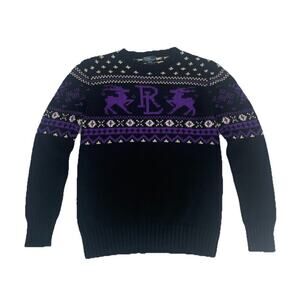 Polo Ralph Lauren Sweater knit XL 18 20 Youth Teen Boy Men Fair Isle Christmas